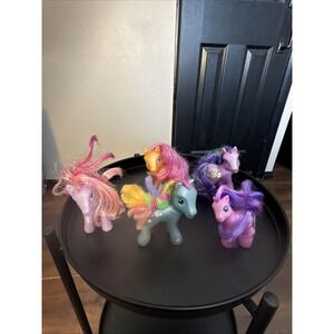 Vintage My Little Pony G3 Lot of 5 Hasbro Figures All Have Magnetic Hooves